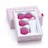 Set di palline vaginali Ohmibod Lovelife per il rafforzamento dei muscoli profondi - cuore rosa (3 pezzi) 