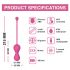 Magic Motion Kegel Master - Duo di geisha smart (viola)