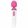 Bodywand Aqua Mini - massaggiatore vibrante impermeabile ricaricabile (bianco-rosa)