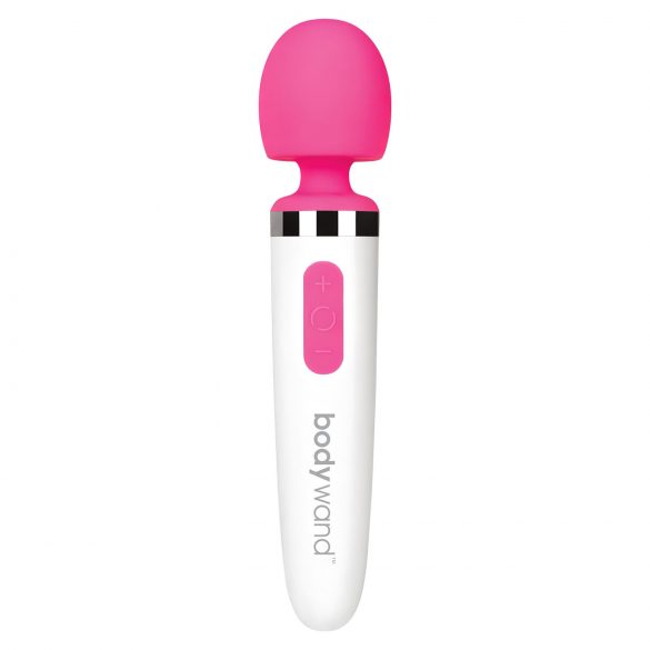 Bodywand Aqua Mini - massaggiatore vibrante impermeabile ricaricabile (bianco-rosa)