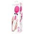 Bodywand Aqua Mini - massaggiatore vibrante impermeabile ricaricabile (bianco-rosa)