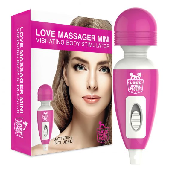 Love Wand - mini vibratore massaggiante (rosa)