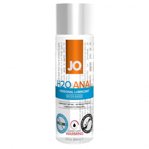 Lubrificante Anale Riscaldante a Base Acquosa JO H2O (60ml) 