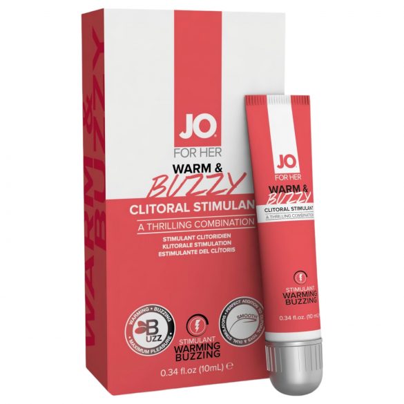 Gel Stimolante Clitorideo "JO Sensazione di Calore e Vibrazione" per Donne (10ml) 