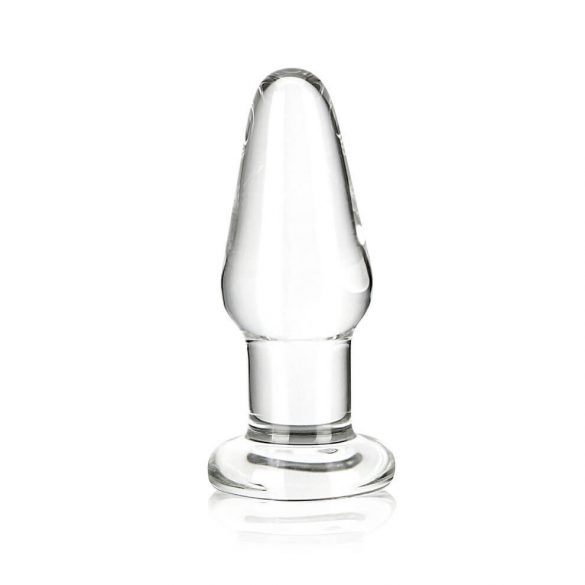 Dildo anale in vetro classico trasparente GLAS 