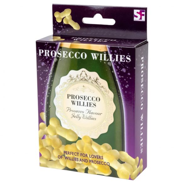 Prosecco Willies - caramelle gommose a forma di pene al gusto di prosecco (120g)