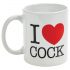 I Love Cock - tazza (nera) 