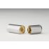 Crave Bullet - mini vibratore a rossetto ricaricabile (argento-oro)