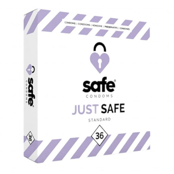 Preservativi Standard alla Vaniglia SAFE Just Safe (36 pezzi) 