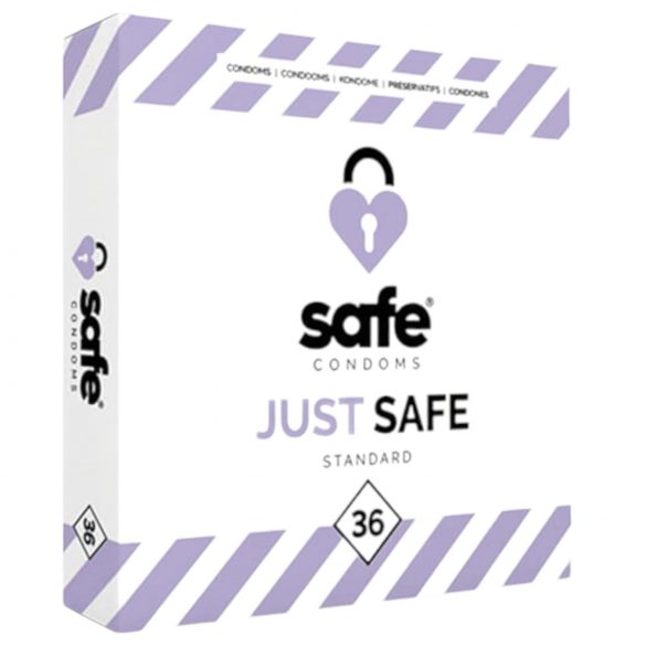 Preservativi Standard alla Vaniglia SAFE Just Safe (36 pezzi) 