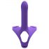 Stimolatore Strap-On ZORO - Dildo con Cintura (viola) 