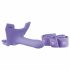 Stimolatore Strap-On ZORO - Dildo con Cintura (viola) 