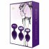 Set di Dildo Anali Rianne in Silicone a 3 Pezzi (Viola) 