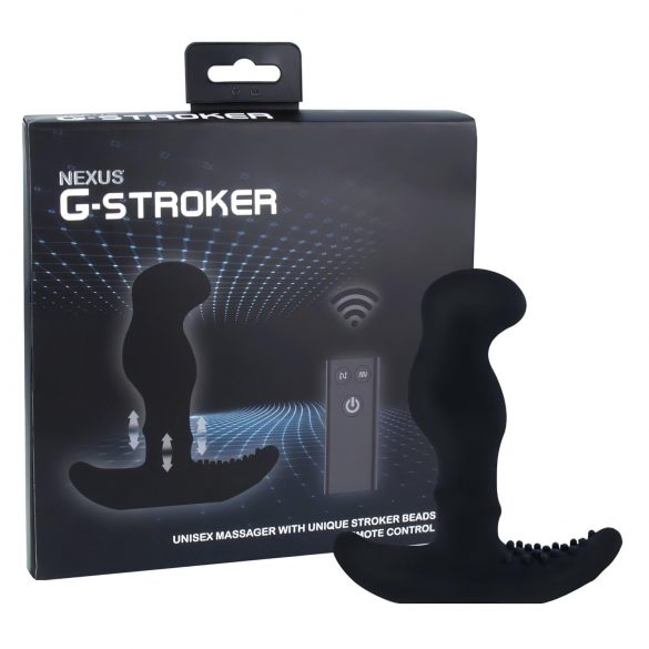 Nexus G-stroker - vibratore prostatico telecomandato (nero)