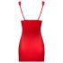 Babydoll Seducente Rosso con Pizzo e Tanga Coordinato  - L/XL