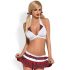 Costume da Studentessa Piccante - Set Travestimento Scuola (6 pezzi)  - L/XL