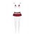 Costume da Studentessa Piccante - Set Travestimento Scuola (6 pezzi)  - L/XL