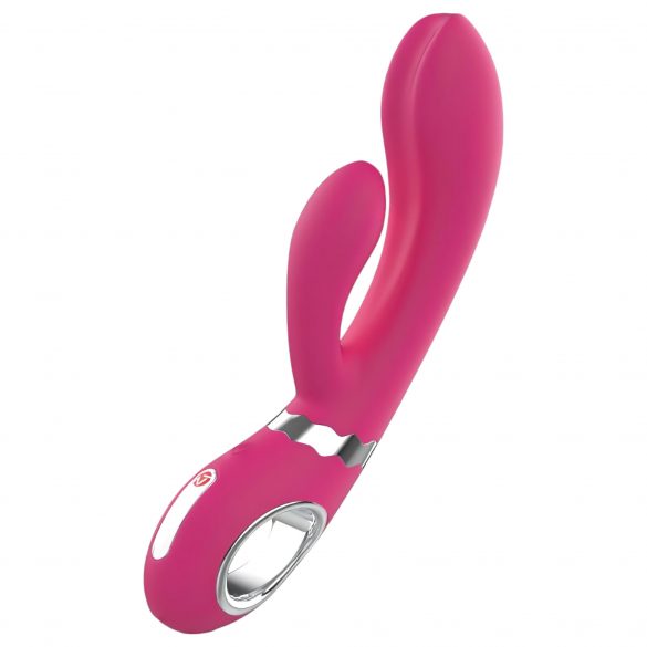 Vibratore Punto G con Stimolazione Clitoridea "Nomi Tang Wild Rabbit 2" Ricaricabile (Rosa) 