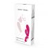 Vibratore Punto G con Stimolazione Clitoridea "Nomi Tang Wild Rabbit 2" Ricaricabile (Rosa) 