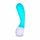 Vibratore ergonomico ricaricabile per il punto G CUDDLE di LOVELIFE BY OHMYBOD - Mini versione da viaggio (turchese) 