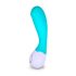 Vibratore ergonomico ricaricabile per il punto G CUDDLE di LOVELIFE BY OHMYBOD - Mini versione da viaggio (turchese) 