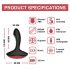 Magic Motion Solstice - Vibratore Prostatico Ricaricabile Intelligente (Nero) 