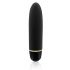 Vibratore a forma di rossetto in silicone nero - Rianne Essentials Classique Stud 