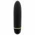 Vibratore a forma di rossetto in silicone nero - Rianne Essentials Classique Stud 