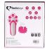 FEELZTOYS Clitella - Vibratore orale rotante ricaricabile (rosa)