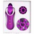 Vibratore per Clitoride e Simulatore di Sesso Orale Rotante Ricaricabile FEELZTOYS Clitella (lilla) 