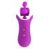 Vibratore per Clitoride e Simulatore di Sesso Orale Rotante Ricaricabile FEELZTOYS Clitella (lilla) 