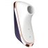 Satisfyer Traveler - stimolatore clitorideo portatile ricaricabile (nero-bianco)