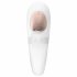 U-shape con onde d'aria - Satisfyer Pro 4 Couples, ricaricabile (bianco) 