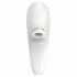 U-shape con onde d'aria - Satisfyer Pro 4 Couples, ricaricabile (bianco) 