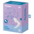 U-shape con onde d'aria - Satisfyer Pro 4 Couples, ricaricabile (bianco) 