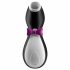 Satisfyer Penguin - Stimolatore Clitorideo Ricaricabile e Impermeabile (Bianco e Nero) 