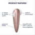 Stimolatore Clitorideo Impermeabile a Onde d'Aria Satisfyer 1 Number One (marrone)