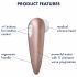 Stimolatore Clitorideo Impermeabile a Onde d'Aria Satisfyer 1 Number One (marrone) 