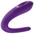 Satisfyer Double Classic - vibratore di coppia impermeabile e ricaricabile (viola)