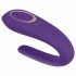 Vibratore di Coppia Impermeabile Ricaricabile Satisfyer Double Classic - Viola 