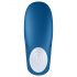 Satisfyer Double Whale - vibratore per coppia a doppio motore (blu)