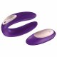 Satisfyer Double Plus Remote - Vibratore di coppia impermeabile ricaricabile con radiocomando e doppio motore (lilla) 