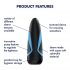 Satisfyer Men One Masturbator with Lusty Tongues Sleeve (Blue-Black) 