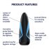 Satisfyer Men One - Masturbatore a Effetto Succionante (blu-nero) 