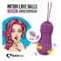 FEELZTOYS Foxy - Uovo Vibrante Impermeabile Ricaricabile con Radio Comando (Viola) 