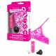 Set Intimo Vibrante Segreto - Mini Vibratore Clitorideo Ricaricabile con Telecomando e Perizoma in Pizzo (Rosa) Taglia S-L 