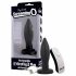 Screaming Plug - vibratore anale ricaricabile con telecomando (nero)