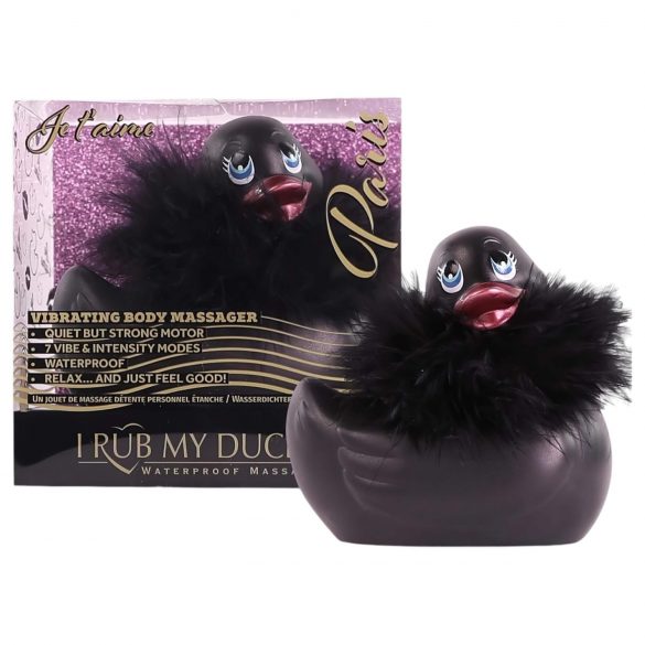 My Duckie Paris 2.0 - vibratore nero chic per il piacere femminile