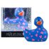 My Duckie Romance 2.0 - vibratore impermeabile per clitoride (blu-rosa)