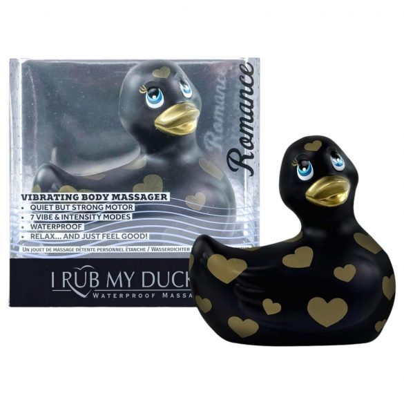 My Duckie Romance 2.0 - vibratore per clitoride (nero-oro)